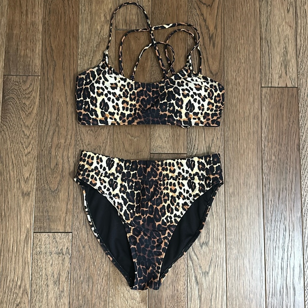 Cheetah print bikini